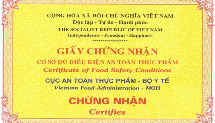 Cơ sở đủ điều kiện VSATTP để có Giấy chứng nhận khi hoạt động