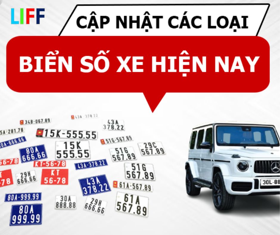 Biển xe cơ giới được sử dụng để hiển thị dấu đăng ký của phương tiện tại Việt Nam