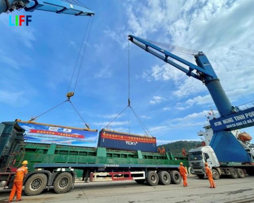 Tuyến vận tải container quốc tế Cửa Lò – Dongguan chính thức đi vào hoạt động