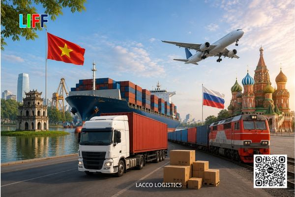 Tổng quan về dịch vụ vận chuyển hàng hóa từ Việt Nam đi Nga