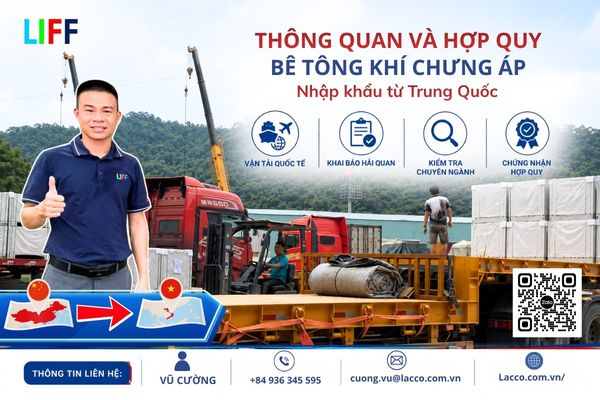 Th&ocirc;ng tin l&ocirc; h&agrave;ng B&ecirc; t&ocirc;ng kh&iacute; chưng &aacute;p (AAC Block) nhập khẩu
