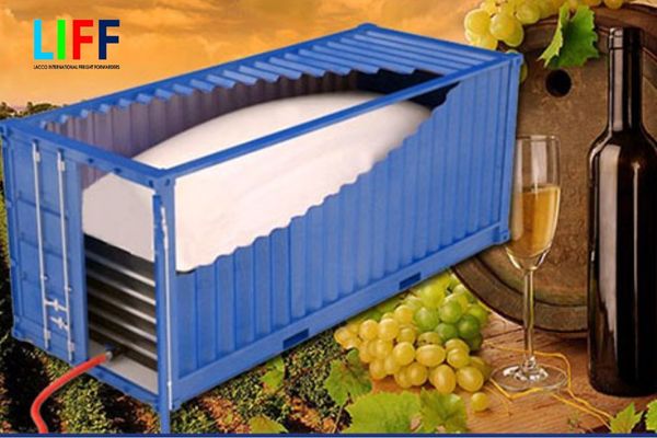 vận chuyển bằng flexitanks