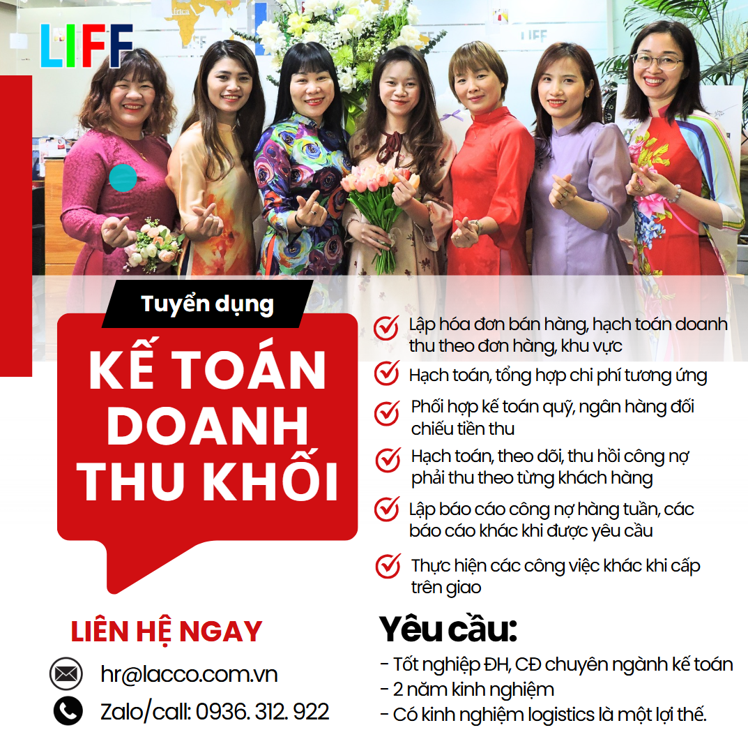 NHÂN VIÊN KẾ TOÁN DOANH THU KHỐI