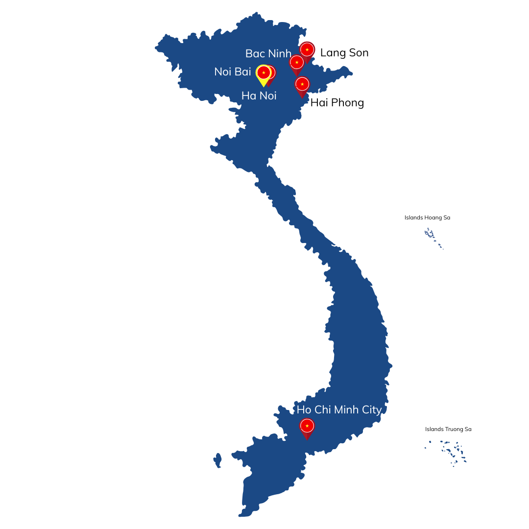 Vietnam Map - Lacco